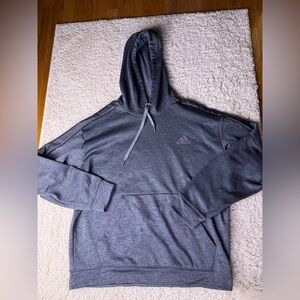 Adidas Men's Gray Hoodie Size XL